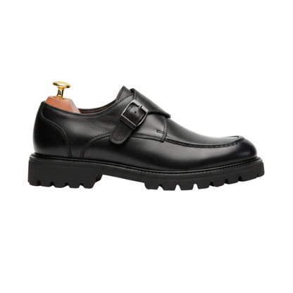 Chaussures Classiques Monk Strap en cuir