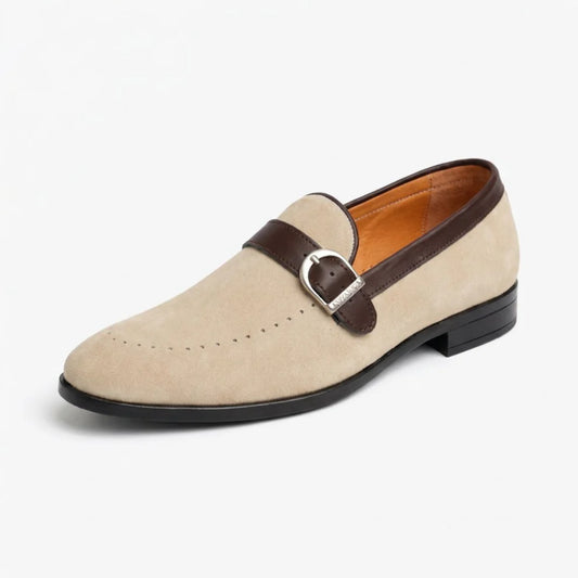 Mocassin Homme en Daim Élégant